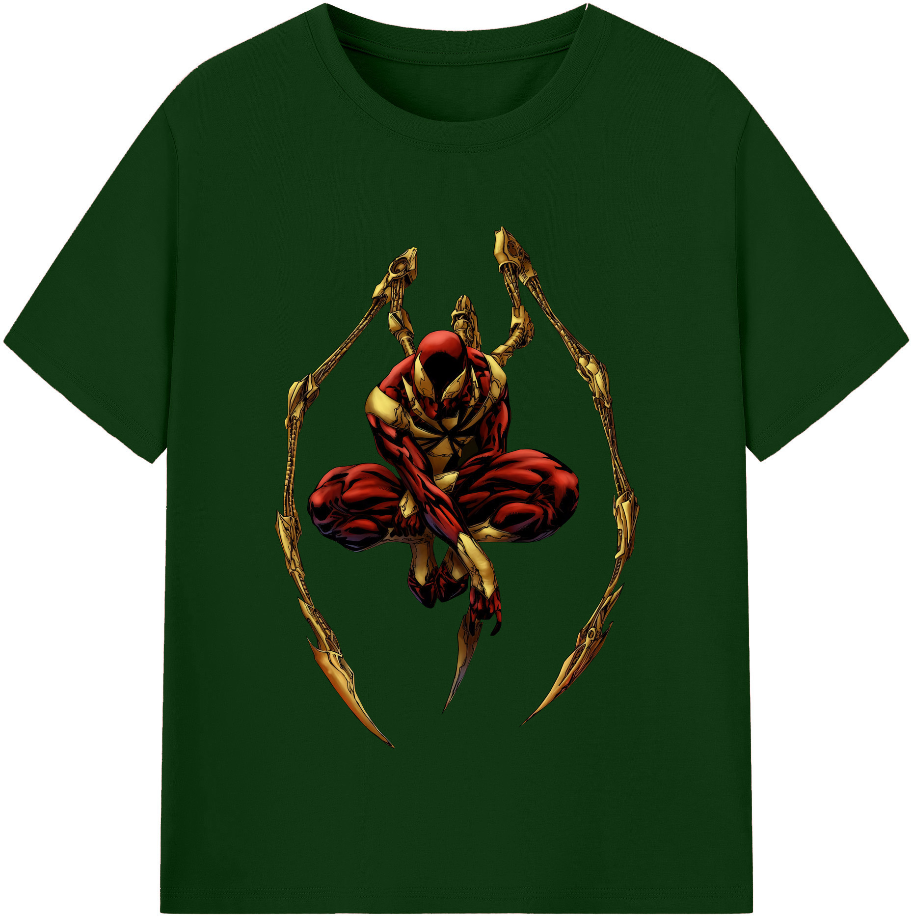 （画像用） Spider Man スパイダーマン 綿100％半袖Tシャツ（フロントプリント）